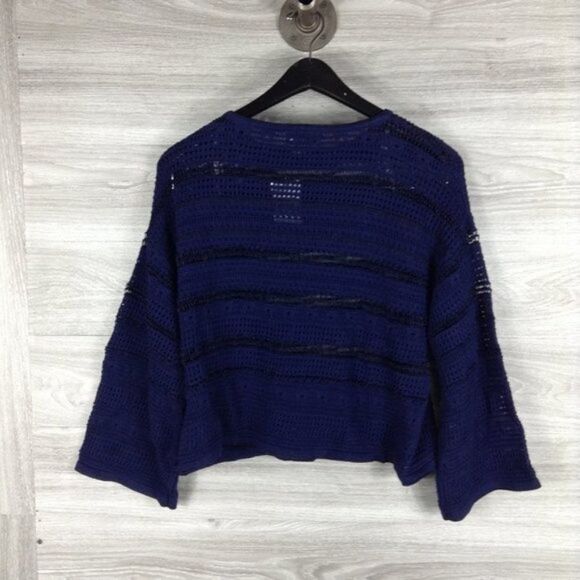 CENY Knit Long Sleeve Crewneck Blouse size L. - Picture 1 of 4